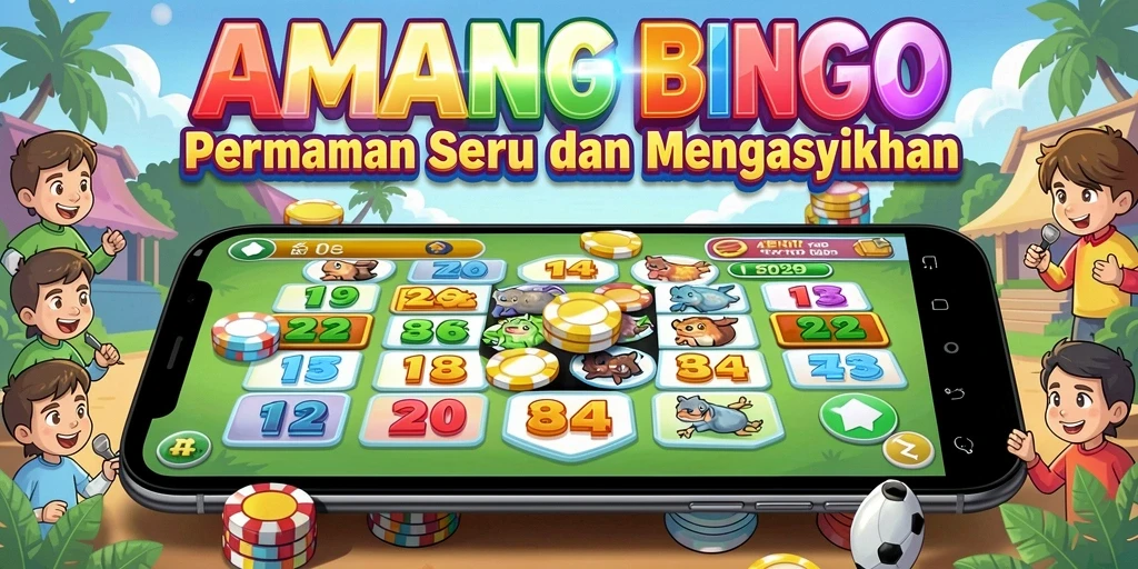 Tampilan antarmuka permainan Bingo yang menarik dan interaktif.