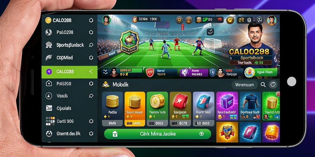 Tampilan gameplay CALO288 yang menampilkan fitur taruhan dan streaming langsung.