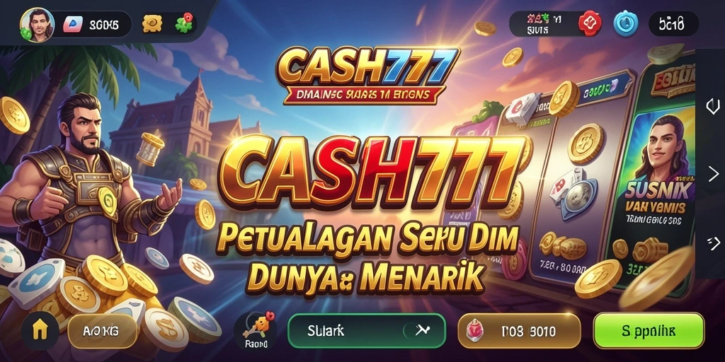 Tampilan gameplay <strong>CASH777</strong> yang mendebarkan dan penuh petualangan.