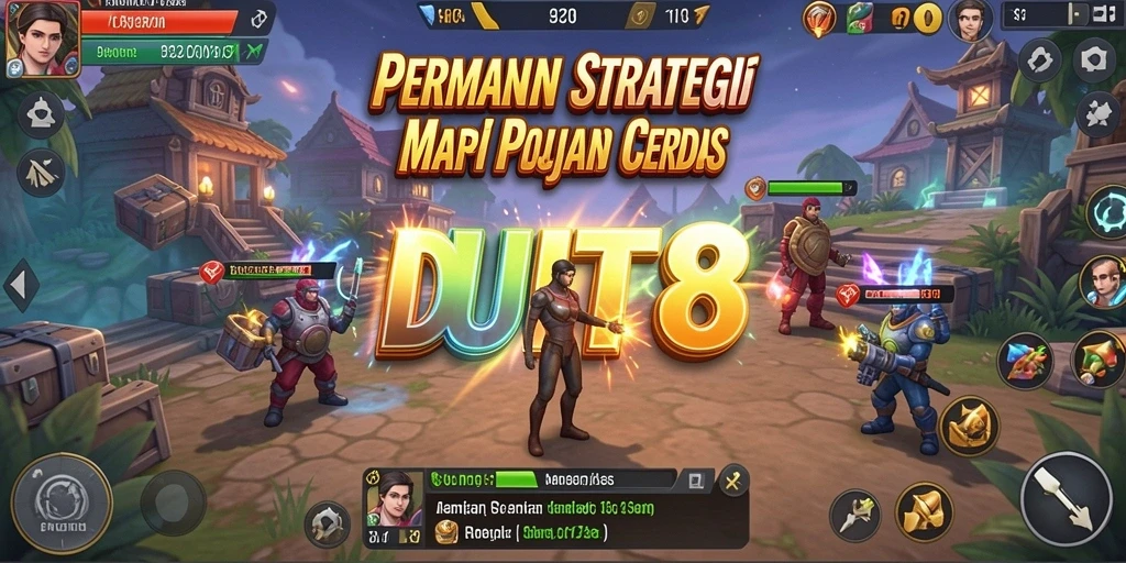 Tangkapan layar DUIT8 menampilkan aksi strategis dan gameplay yang mendebarkan.