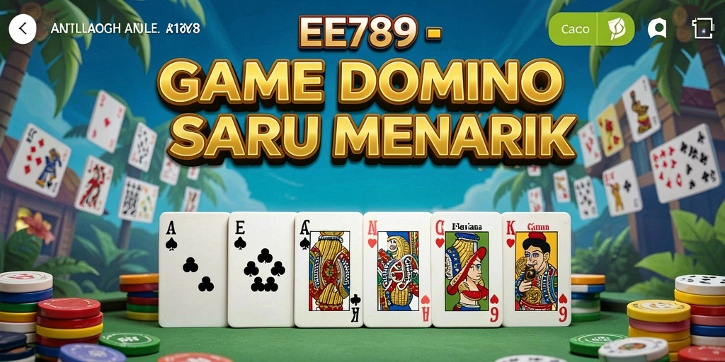 Tampilan gameplay seru dalam EE789 yang menampilkan permainan Domino.