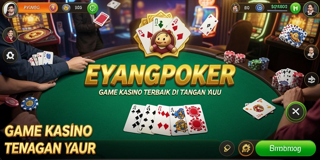 Gameplay seru EYANGPOKER dengan grafis menarik.