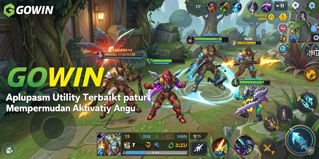 Screenshot GOWIN menampilkan antarmuka pengguna yang ramah dan intuitif.