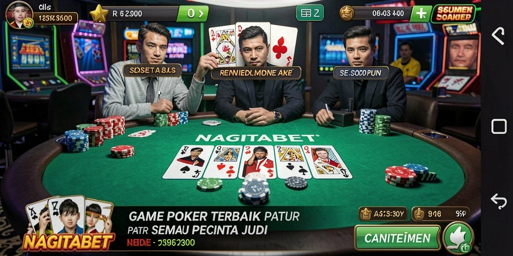Tampilan gameplay NAGITABET yang mendebarkan dan penuh strategi.