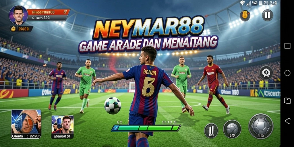 Tampilan gameplay seru dari NEYMAR88 yang menantang.