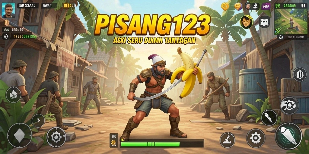Gameplay seru PISANG123 dengan aksi menegangkan.