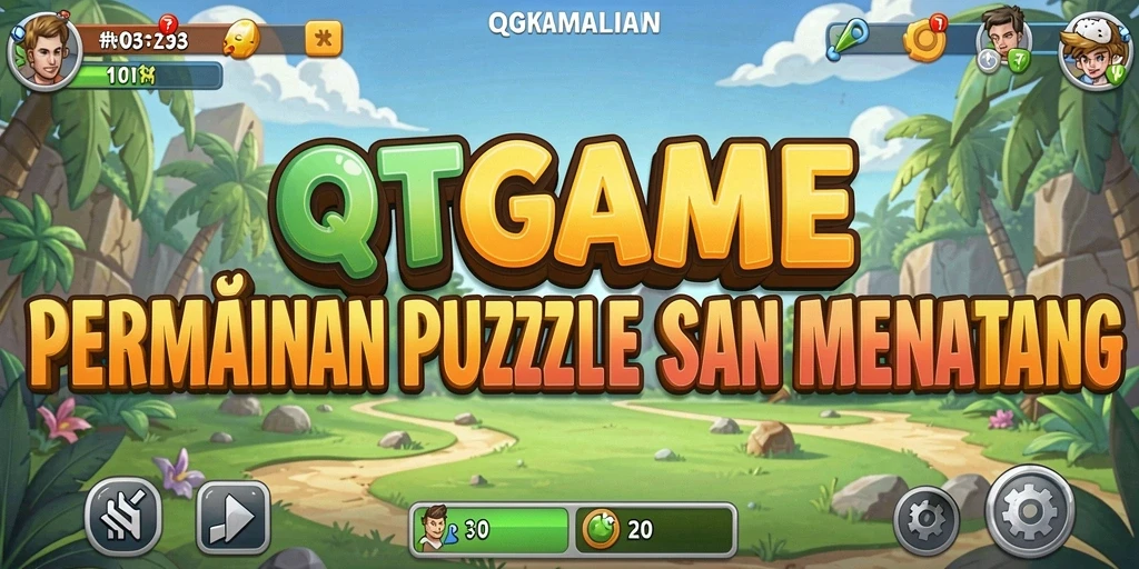 Screenshot gameplay QTGAME menampilkan keseruan bermain Puzzle.