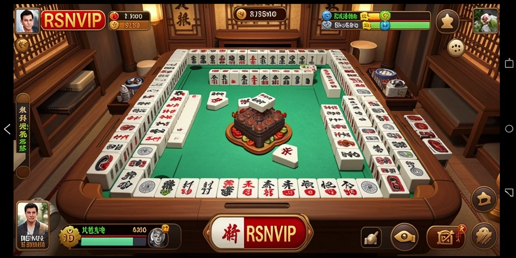 Tampilan gameplay yang menarik dari RSNVIP Mahjong.