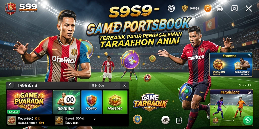 Tampilan utama S9S9 yang menarik saat momen taruhan terjadi.