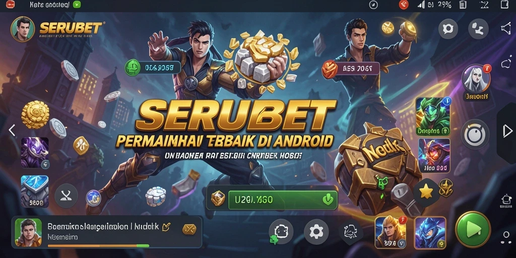 Gambaran gameplay seru dari SERUBET yang adiktif.