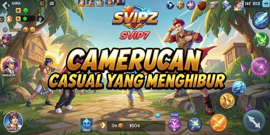 Tampilan gameplay SVIP7 yang seru dan penuh warna.