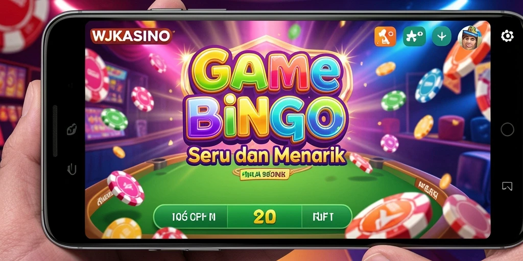 Tampilan permainan Bingo yang menarik di WJKASINO.